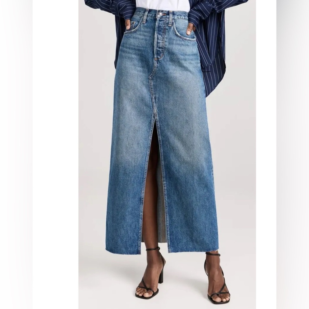 Favorite daughter Sadie denim maxi skirt. Size 29.